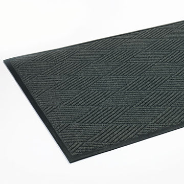 Crown Super-soaker Diamond Mat, Polypropylene, 46 X 72, Slate freeshipping - TVN Wholesale